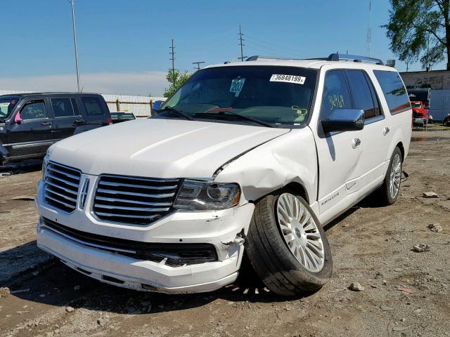 5LMJJ3JT2FEJ06773 - 2015 LINCOLN NAVIGATOR WHITE photo 2