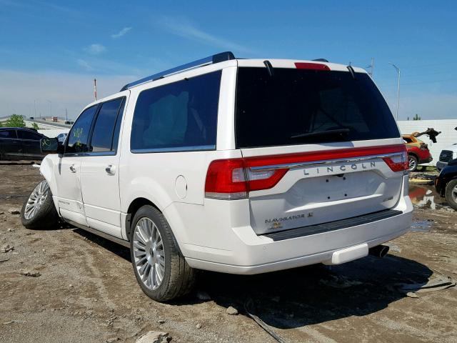 5LMJJ3JT2FEJ06773 - 2015 LINCOLN NAVIGATOR WHITE photo 3