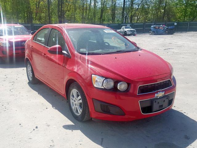 1G1JB5SH7C4115330 - 2012 CHEVROLET SONIC LS RED photo 1