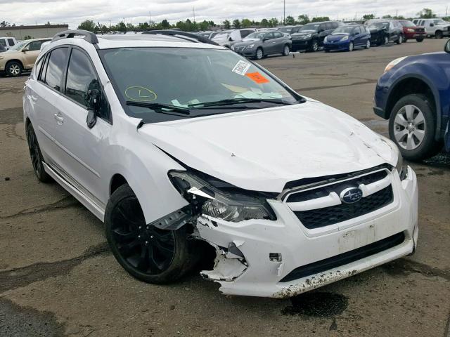 JF1GPAU69CH207626 - 2012 SUBARU IMPREZA SP WHITE photo 1