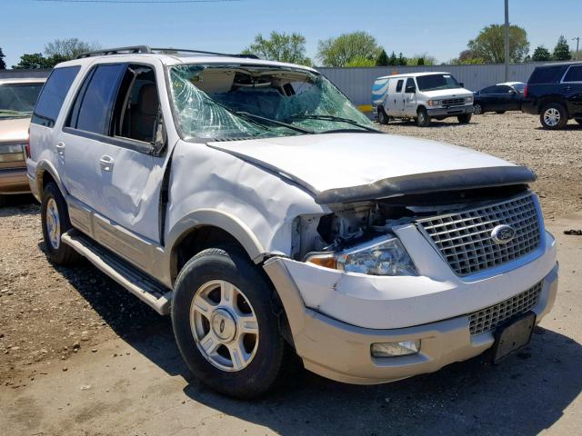 1FMFU18585LA07378 - 2005 FORD EXPEDITION WHITE photo 1