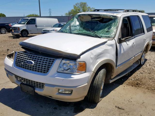 1FMFU18585LA07378 - 2005 FORD EXPEDITION WHITE photo 2