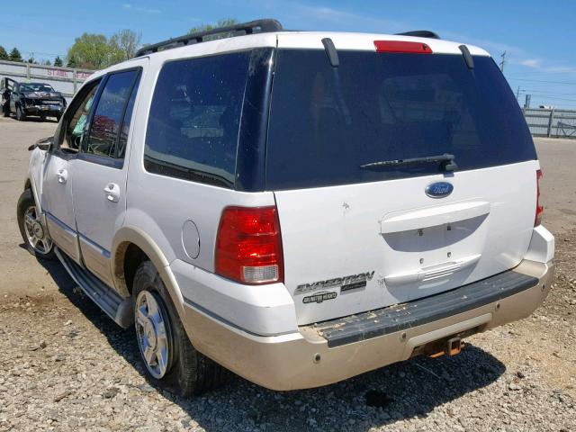 1FMFU18585LA07378 - 2005 FORD EXPEDITION WHITE photo 3