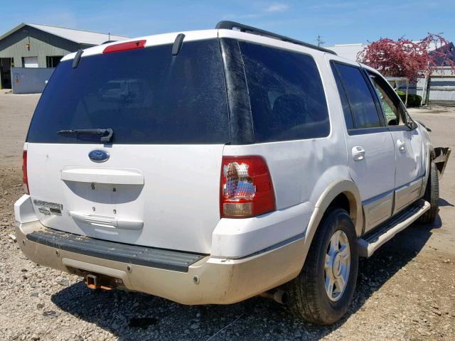 1FMFU18585LA07378 - 2005 FORD EXPEDITION WHITE photo 4