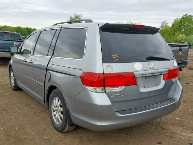 5FNRL38788B057965 - 2008 HONDA ODYSSEY EX SILVER photo 3