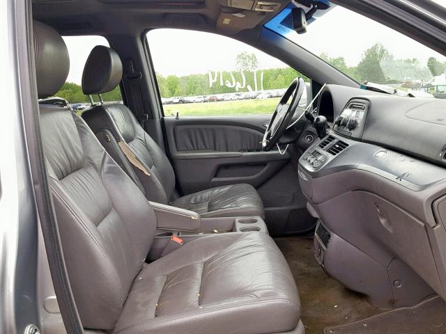 5FNRL38788B057965 - 2008 HONDA ODYSSEY EX SILVER photo 5