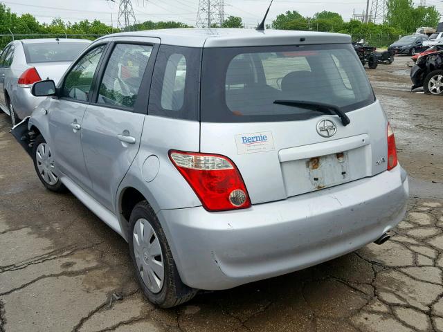 JTKKT624160153006 - 2006 TOYOTA SCION XA SILVER photo 3