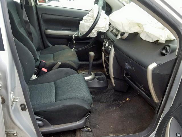 JTKKT624160153006 - 2006 TOYOTA SCION XA SILVER photo 5