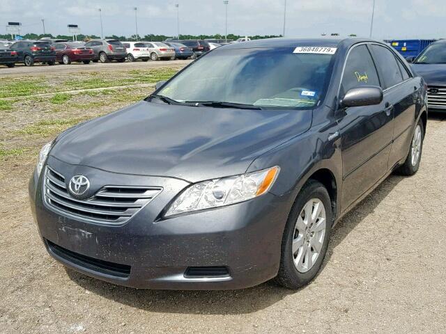 4T1BB46K48U047583 - 2008 TOYOTA CAMRY HYBR GRAY photo 2