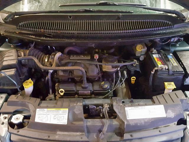 2D4GP44L26R641318 - 2006 DODGE GRAND CARA TURQUOISE photo 7