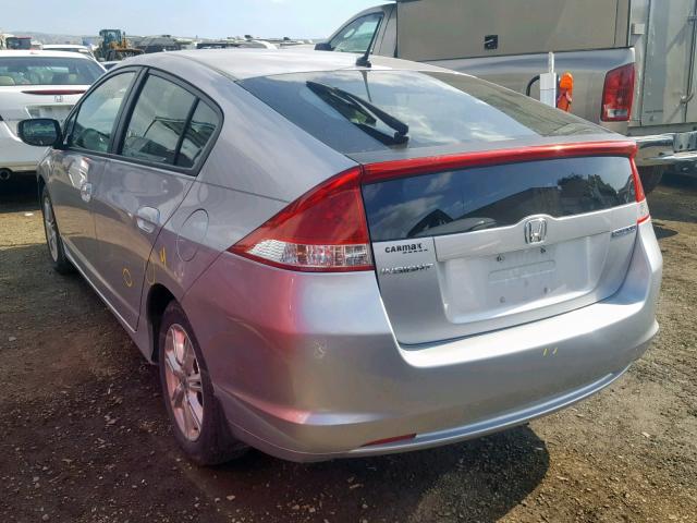 JHMZE2H71BS008068 - 2011 HONDA INSIGHT EX SILVER photo 3