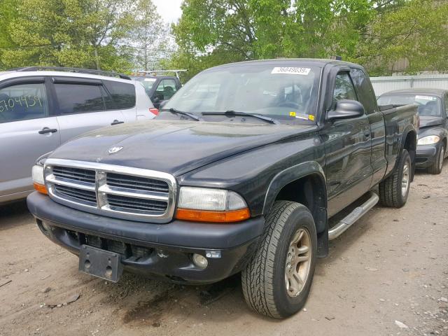 1D7HG32NX4S603966 - 2004 DODGE DAKOTA SPO BLACK photo 2