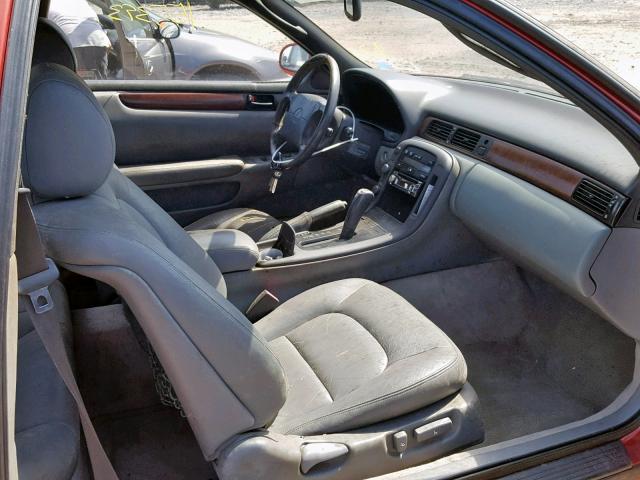 JT8JZ31C0N0002342 - 1992 LEXUS SC 300 RED photo 5