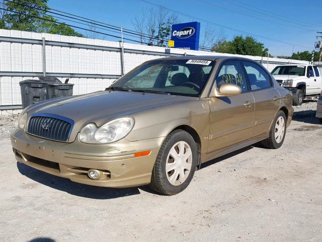 KMHWF25S43A760358 - 2003 HYUNDAI SONATA GL BEIGE photo 2