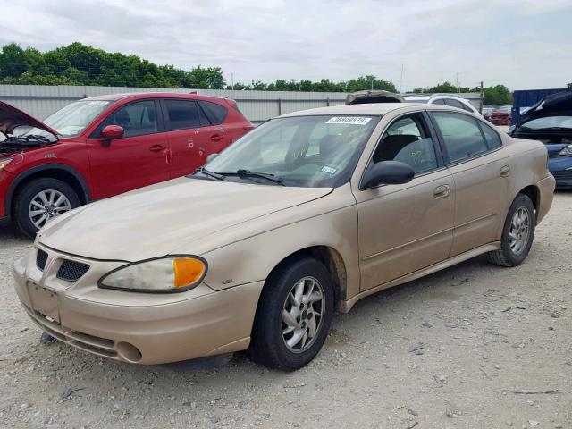 1G2NE52E85M104933 - 2005 PONTIAC GRAND AM S GOLD photo 2