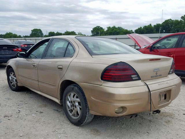 1G2NE52E85M104933 - 2005 PONTIAC GRAND AM S GOLD photo 3