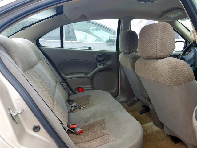 1G2NE52E85M104933 - 2005 PONTIAC GRAND AM S GOLD photo 6