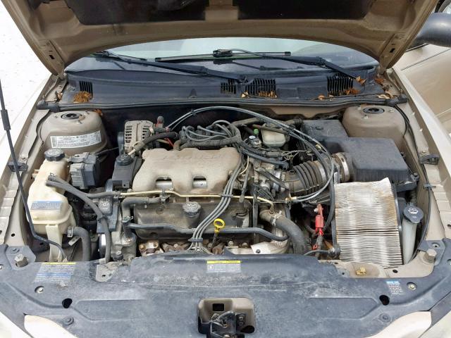 1G2NE52E85M104933 - 2005 PONTIAC GRAND AM S GOLD photo 7