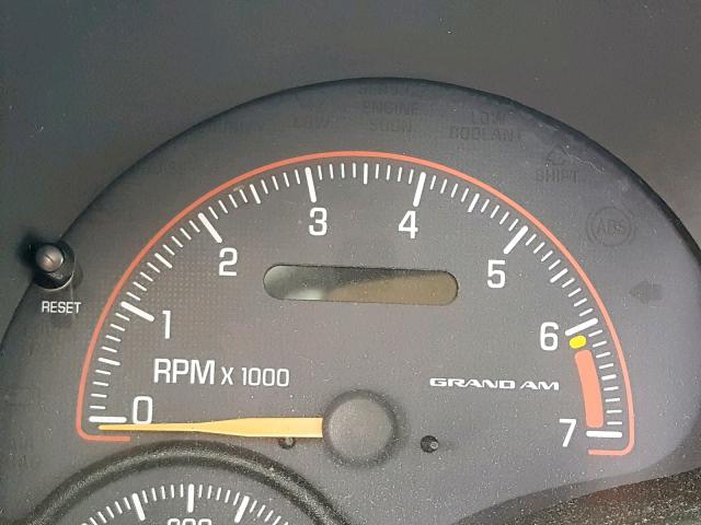 1G2NE52E85M104933 - 2005 PONTIAC GRAND AM S GOLD photo 8