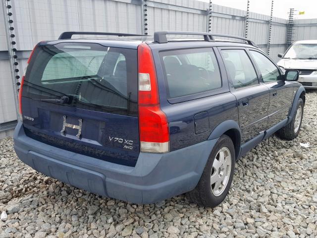 YV1SZ58D021061732 - 2002 VOLVO V70 XC BLUE photo 4