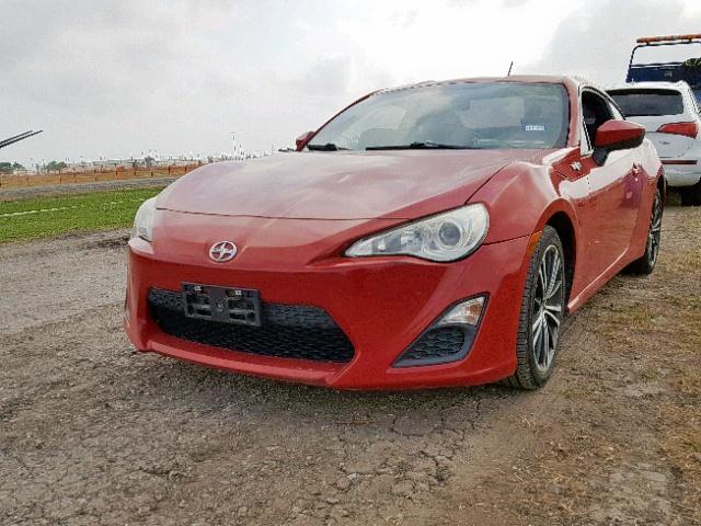 JF1ZNAA12D1709315 - 2013 TOYOTA SCION FR-S RED photo 2