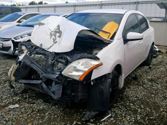 3N1AB61E47L662854 - 2007 NISSAN SENTRA 2.0 WHITE photo 2