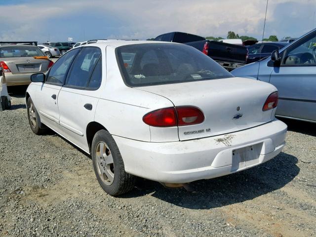 1G1JF5240Y7439551 - 2000 CHEVROLET CAVALIER L WHITE photo 3