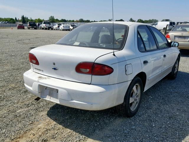 1G1JF5240Y7439551 - 2000 CHEVROLET CAVALIER L WHITE photo 4