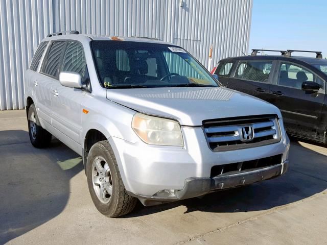 5FNYF28626B013428 - 2006 HONDA PILOT EX SILVER photo 1