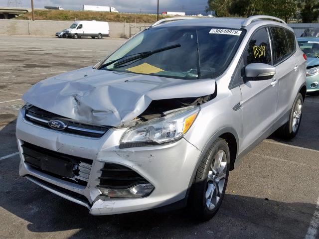 1FMCU0J96EUD52624 - 2014 FORD ESCAPE TIT SILVER photo 2