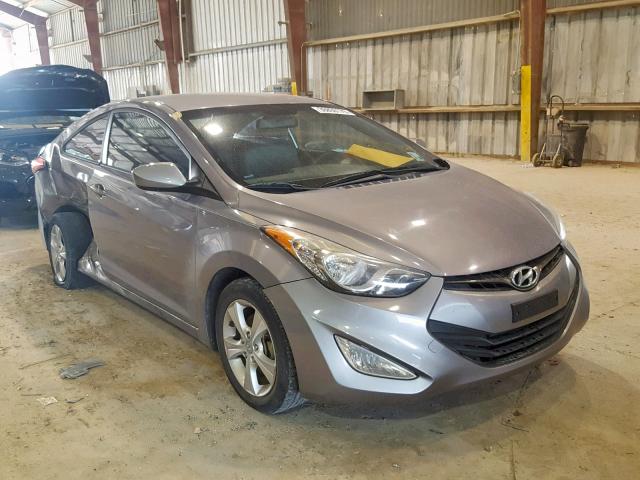 KMHDH6AE1DU009419 - 2013 HYUNDAI ELANTRA CO SILVER photo 1