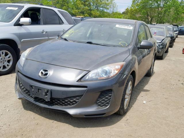 JM1BL1L88C1589675 - 2012 MAZDA 3 I GRAY photo 2