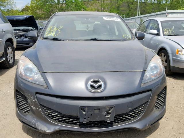 JM1BL1L88C1589675 - 2012 MAZDA 3 I GRAY photo 9