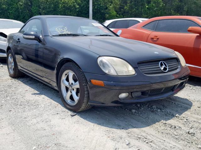 WDBKK65F53F273518 - 2003 MERCEDES-BENZ SLK 320 BLACK photo 1