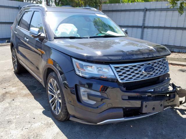 1FM5K8HT1GGB67462 - 2016 FORD EXPLORER P BLACK photo 1