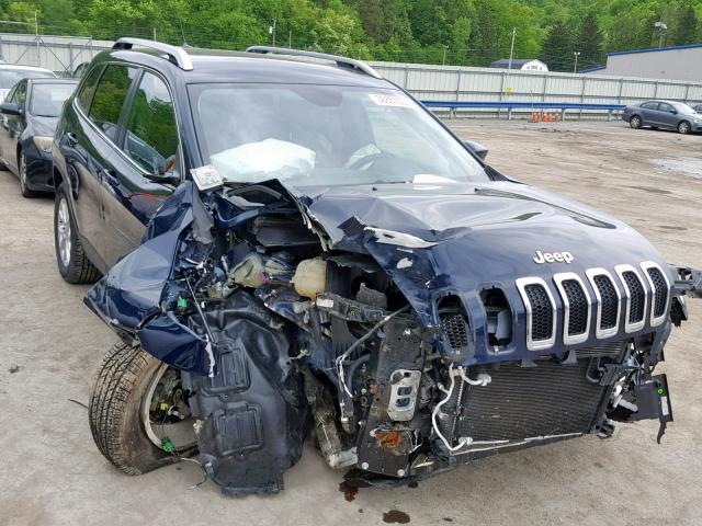 1C4PJMCS5EW193430 - 2014 JEEP CHEROKEE L BLUE photo 1