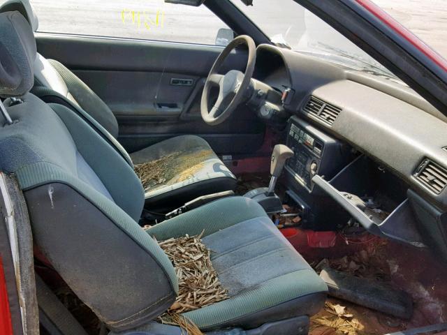 JT5ST62KXK7336360 - 1989 TOYOTA CELICA GT RED photo 5