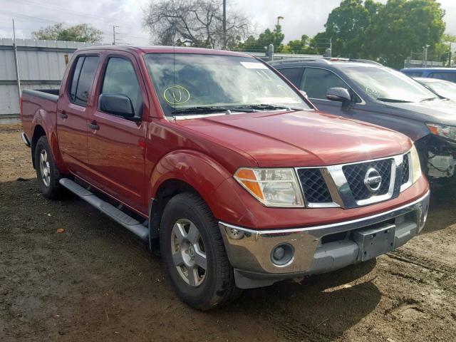 1N6AD07U86C433250 - 2006 NISSAN FRONTIER C RED photo 1