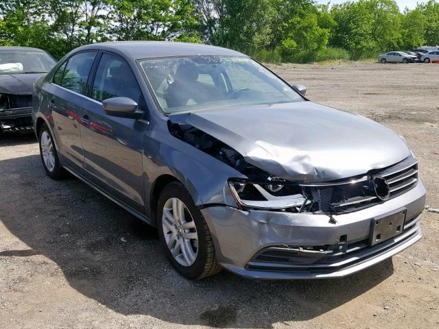 3VW2B7AJ6HM353688 - 2017 VOLKSWAGEN JETTA S GRAY photo 1