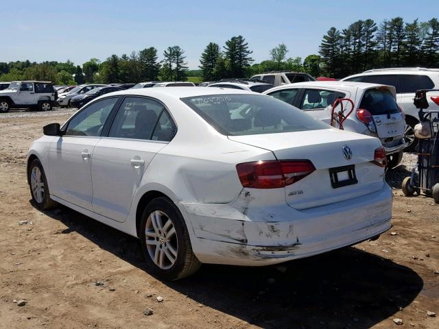 3VW2B7AJ7HM350556 - 2017 VOLKSWAGEN JETTA S WHITE photo 3