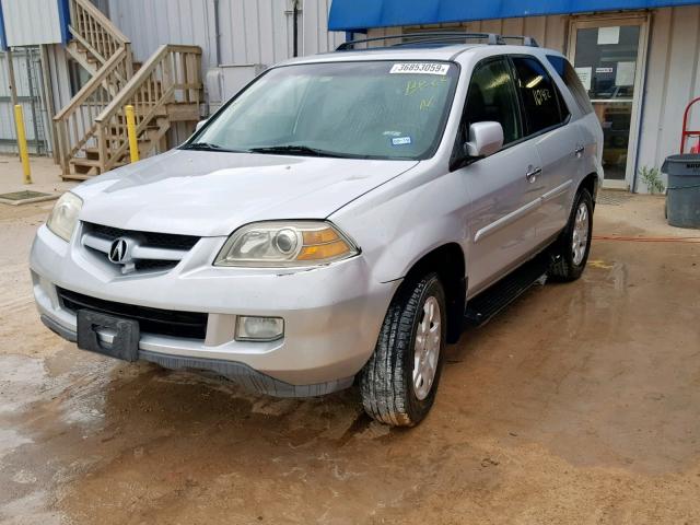 2HNYD18675H540027 - 2005 ACURA MDX TOURIN SILVER photo 2