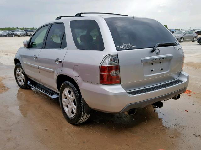 2HNYD18675H540027 - 2005 ACURA MDX TOURIN SILVER photo 3