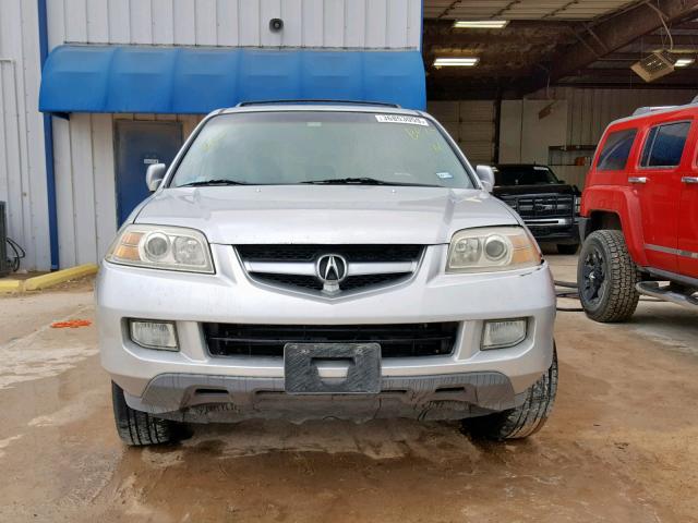 2HNYD18675H540027 - 2005 ACURA MDX TOURIN SILVER photo 9