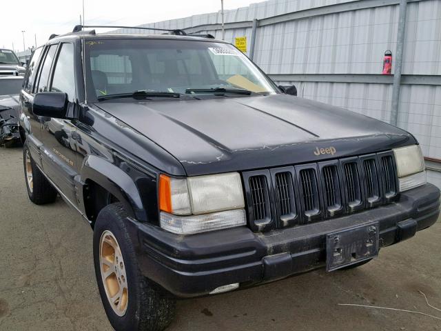 1J4GZ78Y2VC611039 - 1997 JEEP GRAND CHER BLACK photo 1