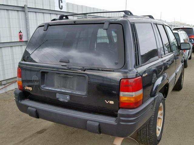 1J4GZ78Y2VC611039 - 1997 JEEP GRAND CHER BLACK photo 4