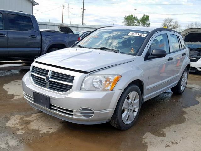 1B3HB48B07D563709 - 2007 DODGE CALIBER SX SILVER photo 2