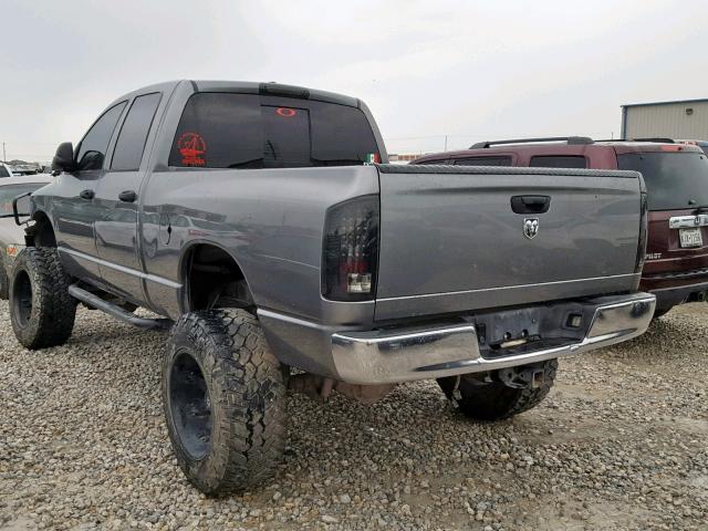 1D7KS28C67J526298 - 2007 DODGE RAM 2500 S ნაცრისფერი ფოტო 3