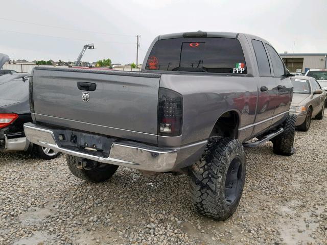 1D7KS28C67J526298 - 2007 DODGE RAM 2500 S ნაცრისფერი ფოტო 4