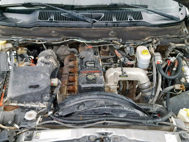 1D7KS28C67J526298 - 2007 DODGE RAM 2500 S ნაცრისფერი ფოტო 7