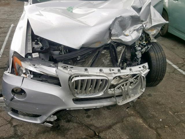 5UXWX7C56BL731330 - 2011 BMW X3 XDRIVE3 SILVER photo 7